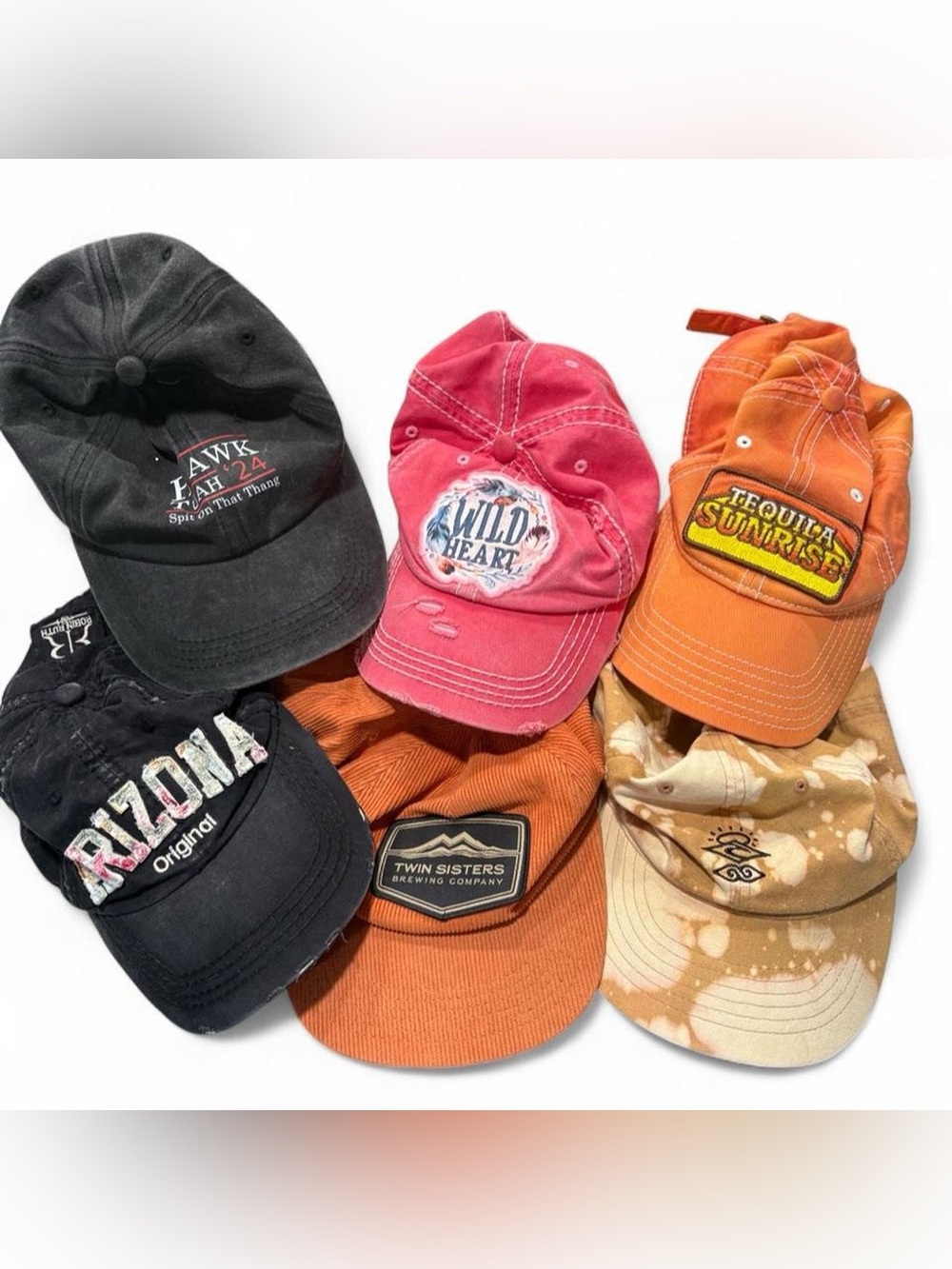 Vintage Distressed Graphic Dad
Hat Bundle Lot 6